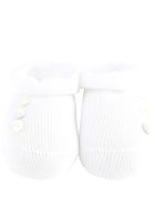 Story loris White Bootee For Babykids Story loris White Bootee For Babykids - White