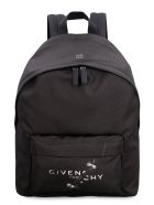 Givenchy Essential U Logo Detail Nylon Backpack Givenchy Essential U Logo Detail Nylon Backpack - Nero