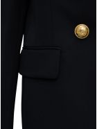 Balmain Double-breasted Blazer In Wool Blend Balmain Double-breasted Blazer In Wool Blend - Black