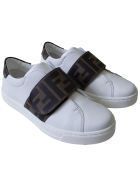 Fendi Kids Sneakers Fendi Kids Sneakers - A Bianco Tabacco Nero