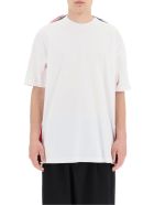Y/Project T-shirt With Two-tone Bands Y/Project T-shirt With Two-tone Bands - WHITE GREY STRIPE (White)