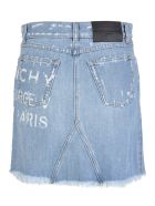 Givenchy Atelier Delave' Blue Mini Skirt Givenchy Atelier Delave' Blue Mini Skirt