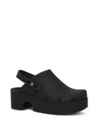 Xocoi Black Recycled Rubber Clogs With Logo Xocoi Black Recycled Rubber Clogs With Logo - Black