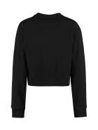 Fendi Cotton Crew-neck Sweatshirt With Logo Fendi Cotton Crew-neck Sweatshirt With Logo - black