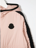 Kid Powder Pink Denata Short Parka Moncler Kid Powder Pink Denata Short Parka