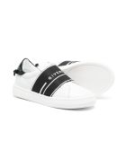 Givenchy Urban Street Sneakers With Black Band Givenchy Urban Street Sneakers With Black Band - White