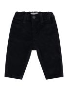Armani Collezioni Blue Pants For Babyboy With Iconic Eagle Armani Collezioni Blue Pants For Babyboy With Iconic Eagle - Blue