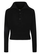 Military Icon Knits Sweater Bottega Veneta Military Icon Knits Sweater - Black
