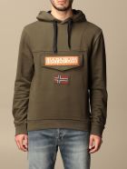 Napapijri Sweatshirt Burgee Napapijri Hoodie With Logo Napapijri Sweatshirt Burgee Napapijri Hoodie With Logo - Kaki