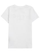 Givenchy White Cotton T-shirt With Multicolor Logo Print Givenchy White Cotton T-shirt With Multicolor Logo Print - White