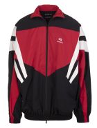 One Size Tracksuit Jacket In Black, Red And White Balenciaga One Size Tracksuit Jacket In Black, Red And White - Black