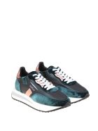 Ghoud Rush Sneakers In Nylon And Velvet GHOUD Rush Sneakers In Nylon And Velvet - Green