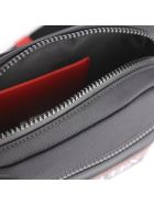Alexander McQueen Logo Stripe Belt Bag Alexander McQueen Logo Stripe Belt Bag - Black/l.red/black