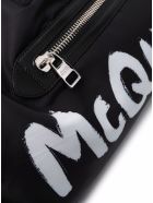 Alexander McQueen The Bundle Crossbody Bag In Recycled Nylon Alexander McQueen The Bundle Crossbody Bag In Recycled Nylon - Black