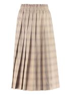 Baum und Pferdgarten Check Pleated Skirt Baum und Pferdgarten Check Pleated Skirt - Beige