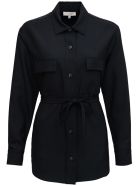 Antonelli Cloe Jacket In Black Wool Blend Antonelli Cloe Jacket In Black Wool Blend - Black