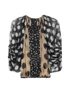 Dolce & Gabbana Polka-dot Silk Blouse Dolce & Gabbana Polka-dot Silk Blouse - Multicolor