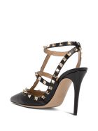 Valentino Garavani Rockstud Pumps In Black Leather Valentino Garavani Rockstud Pumps In Black Leather - Black