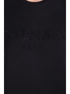 Balmain T-shirt In Black Cotton Balmain T-shirt In Black Cotton