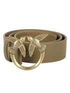 Love Berry Hips Simply Belt Pinko Love Berry Hips Simply Belt - Pale Yellow/Antique Gold