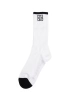 Givenchy Socks In White Cotton Givenchy Socks In White Cotton - white