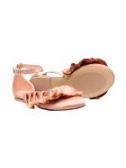 Elisabetta Franchi La Mia Bambina Ballet Flats With Ruffles Elisabetta Franchi My Child Elisabetta Franchi La Mia Bambina Ballet Flats With Ruffles Elisabetta Franchi My Child