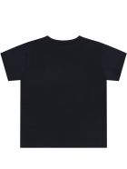 Dolce & Gabbana Black T-shirt For Babykids With Logos Dolce & Gabbana Black T-shirt For Babykids With Logos - Black