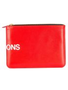 Comme des Garçons Shirt Boy Logo Print Wallet Comme des Garçons Shirt Boy Logo Print Wallet - Red
