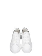 D.A.T.E. Sfera Sneakers In White Leather D.A.T.E. Sfera Sneakers In White Leather - white