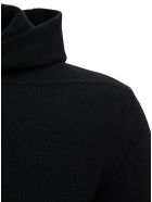 Rick Owens Wool And Cashmere Black Hoodie Rick Owens Wool And Cashmere Black Hoodie - Black