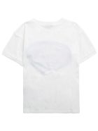 Gucci White Cotton T-shirt With Logo Print Gucci White Cotton T-shirt With Logo Print - White