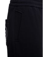 Balmain Black Cotton Joggers With Logo Print Balmain Black Cotton Joggers With Logo Print - Black
