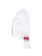 Sonia Rykiel White Jacket For Girl With Patches Sonia Rykiel White Jacket For Girl With Patches - White