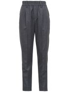 Brunello Cucinelli Gray Wool Pants Brunello Cucinelli Gray Wool Pants - Grey