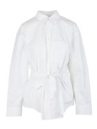 Woman White Shirt With Bow Balenciaga Woman White Shirt With Bow - White