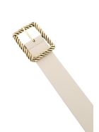 B-Low the Belt Jeanelle Hammered Leather Belt B-Low the Belt Jeanelle Hammered Leather Belt - BONE GOLD (Beige)