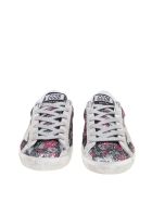 Golden Goose Super Star Sneakers In Glitter Leopard Golden Goose Super Star Sneakers In Glitter Leopard - Black Silver