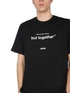 MSGM Crew Neck T-shirt MSGM Crew Neck T-shirt - NERO