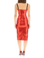 Dolce & Gabbana Laminated Corset Dress Dolce & Gabbana Laminated Corset Dress - Rosso
