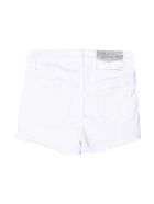 Dondup White Denim Shorts Dondup White Denim Shorts - Bianco