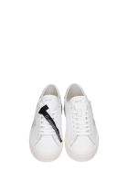 D.A.T.E. Hill Low Sneakers In White Leather D.A.T.E. Hill Low Sneakers In White Leather - white