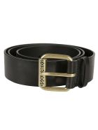 Engraved Logo Belt Dsquared2 Engraved Logo Belt - Black