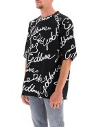Oversize All-over Logo T-shirt Dolce & Gabbana Oversize All-over Logo T-shirt