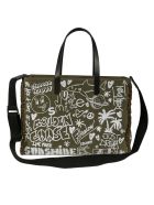 Golden Goose California Printed Tote Golden Goose California Printed Tote - Lichen Green/White