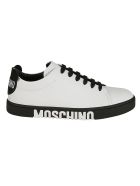 Moschino Embossed Logo Sole Sneakers Moschino Embossed Logo Sole Sneakers - White