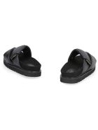 Moncler Fantine Leather Sandals Moncler Fantine Leather Sandals - Nero