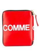 Comme des Garçons Shirt Boy Logo Print Wallet Comme des Garçons Shirt Boy Logo Print Wallet - Red