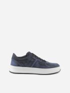 Tod's Blue Nabuk Sneaker In Suede Tod's Blue Nabuk Sneaker In Suede - Dark blue