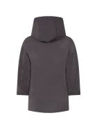 Save the Duck Grey Jacket For Boy With Iconic Logo Save the Duck Grey Jacket For Boy With Iconic Logo - Grey
