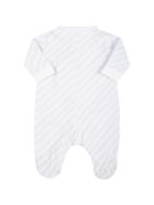 Givenchy White Set For Baby Kids With Logos Givenchy White Set For Baby Kids With Logos - Grey